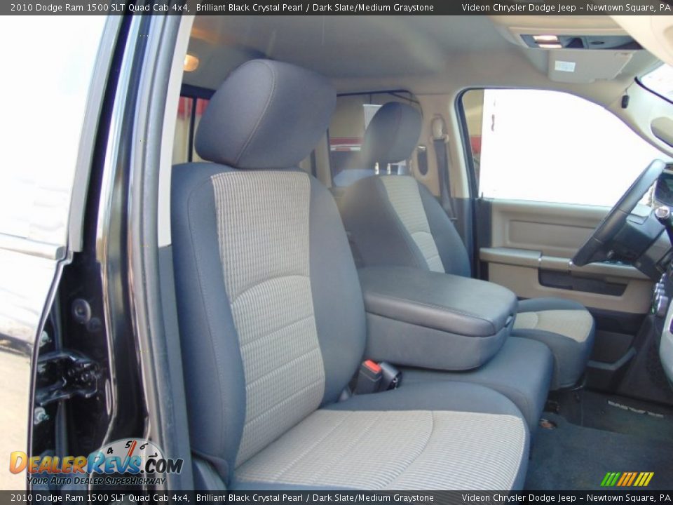 Front Seat of 2010 Dodge Ram 1500 SLT Quad Cab 4x4 Photo #19