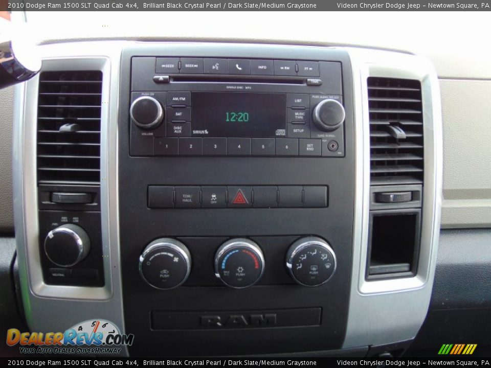 Controls of 2010 Dodge Ram 1500 SLT Quad Cab 4x4 Photo #24