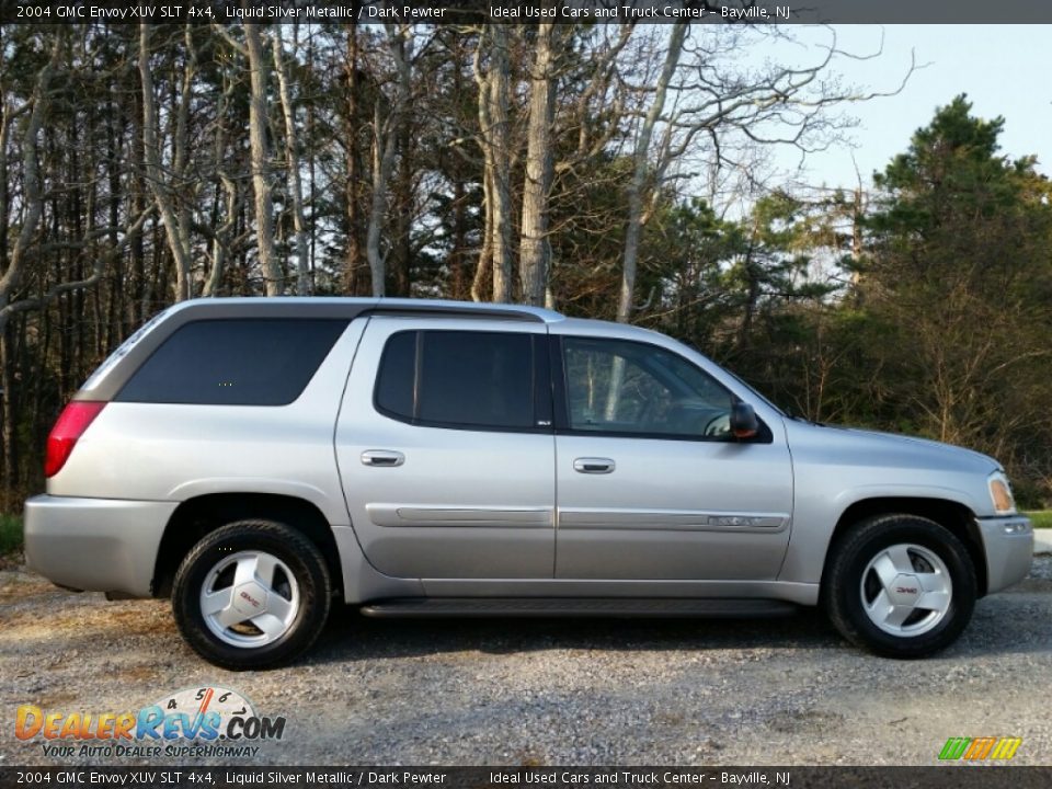 2004 GMC Envoy XUV SLT 4x4 Liquid Silver Metallic / Dark Pewter Photo #6