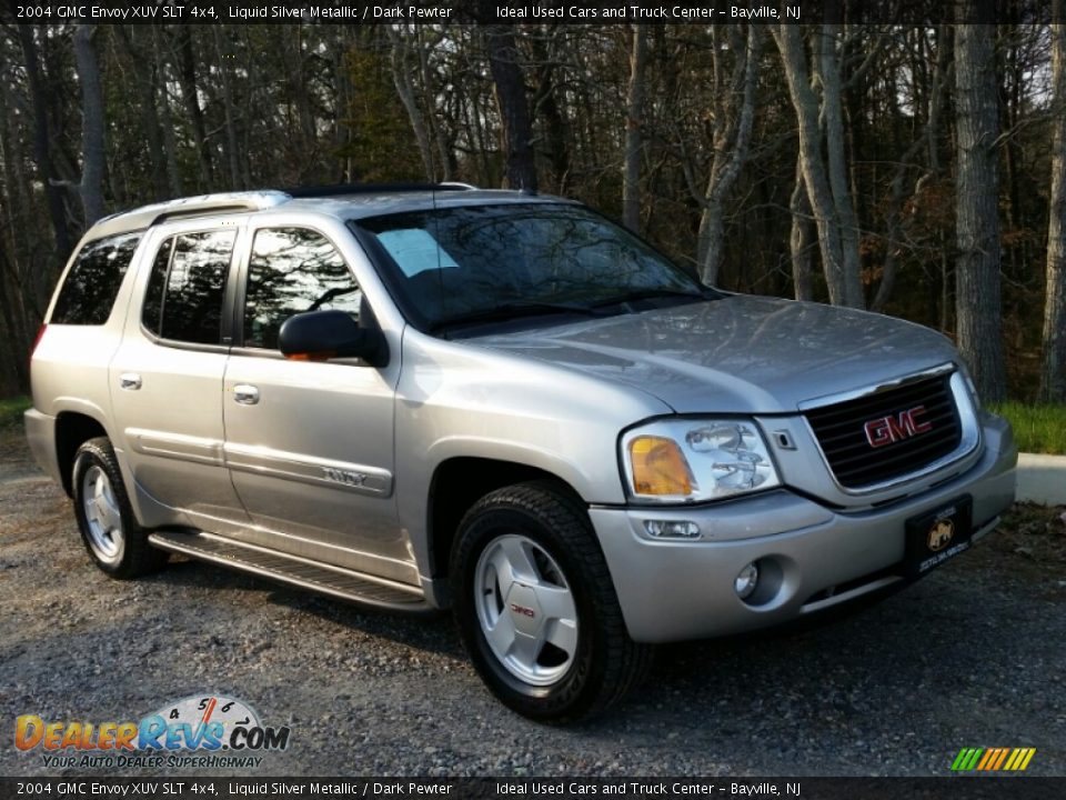 2004 GMC Envoy XUV SLT 4x4 Liquid Silver Metallic / Dark Pewter Photo #7