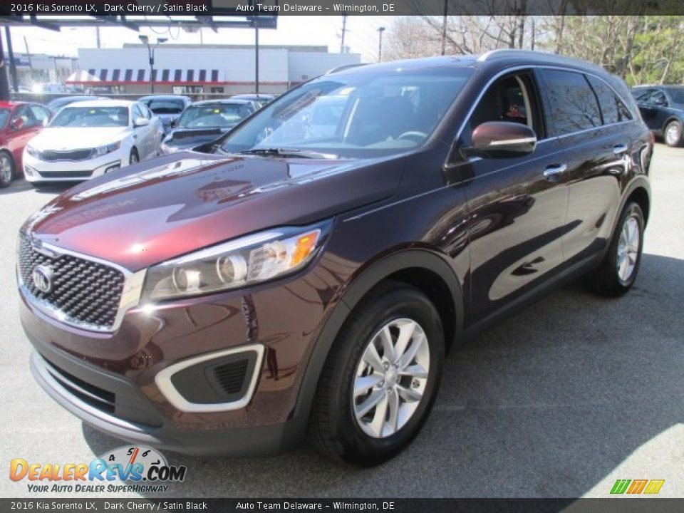 2016 Kia Sorento LX Dark Cherry / Satin Black Photo #1