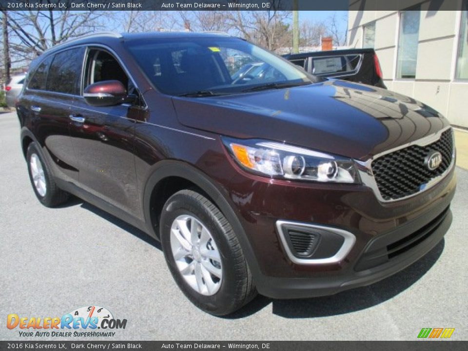 2016 Kia Sorento LX Dark Cherry / Satin Black Photo #4