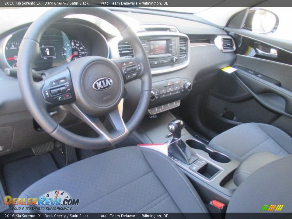 2016 Kia Sorento LX Dark Cherry / Satin Black Photo #6