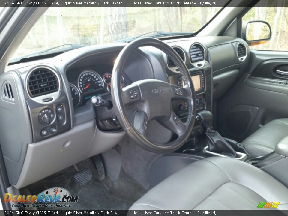 2004 GMC Envoy XUV SLT 4x4 Liquid Silver Metallic / Dark Pewter Photo #16