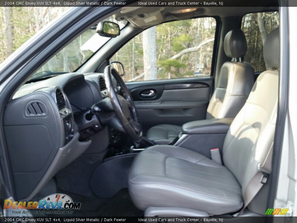 2004 GMC Envoy XUV SLT 4x4 Liquid Silver Metallic / Dark Pewter Photo #17