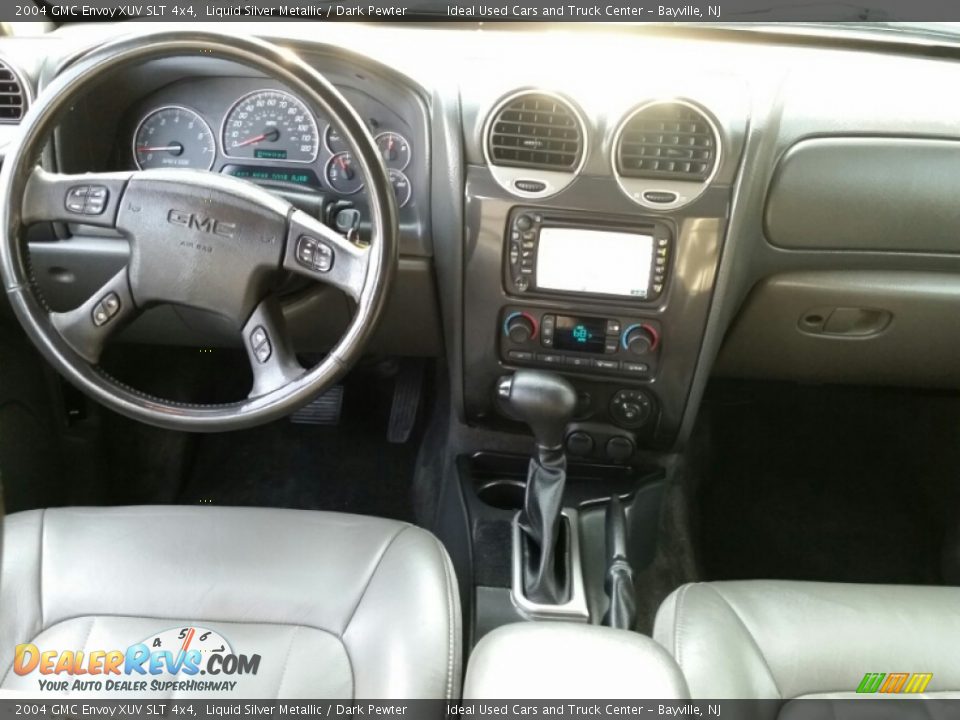 2004 GMC Envoy XUV SLT 4x4 Liquid Silver Metallic / Dark Pewter Photo #25