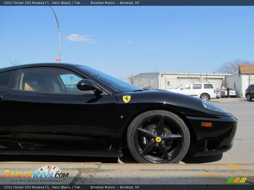2002 Ferrari 360 Modena F1 Nero (Black) / Tan Photo #13