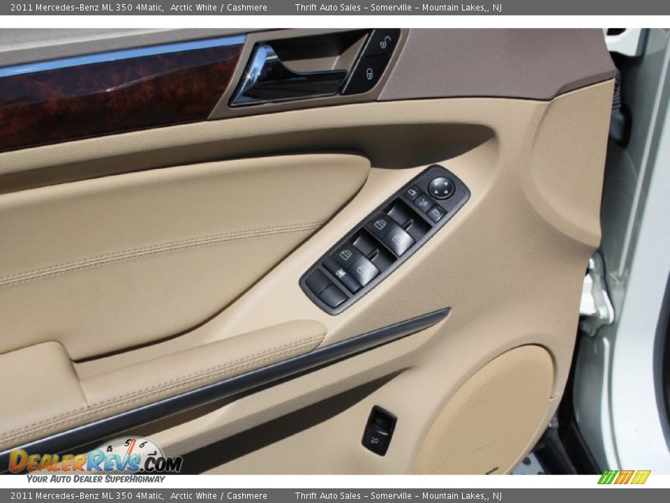 2011 Mercedes-Benz ML 350 4Matic Arctic White / Cashmere Photo #11
