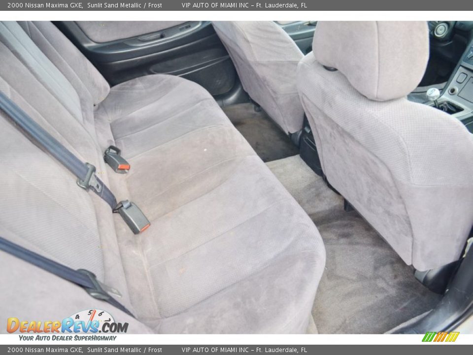 2000 Nissan Maxima GXE Sunlit Sand Metallic / Frost Photo #14