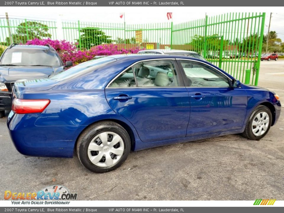 2007 Toyota Camry LE Blue Ribbon Metallic / Bisque Photo #8