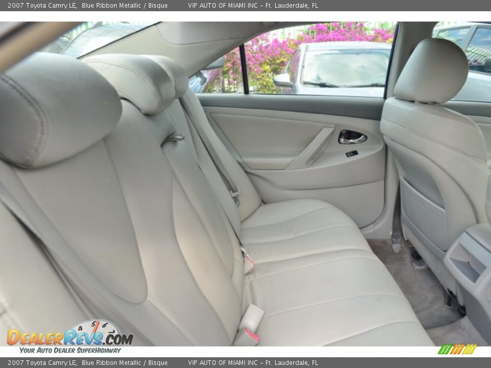 2007 Toyota Camry LE Blue Ribbon Metallic / Bisque Photo #14