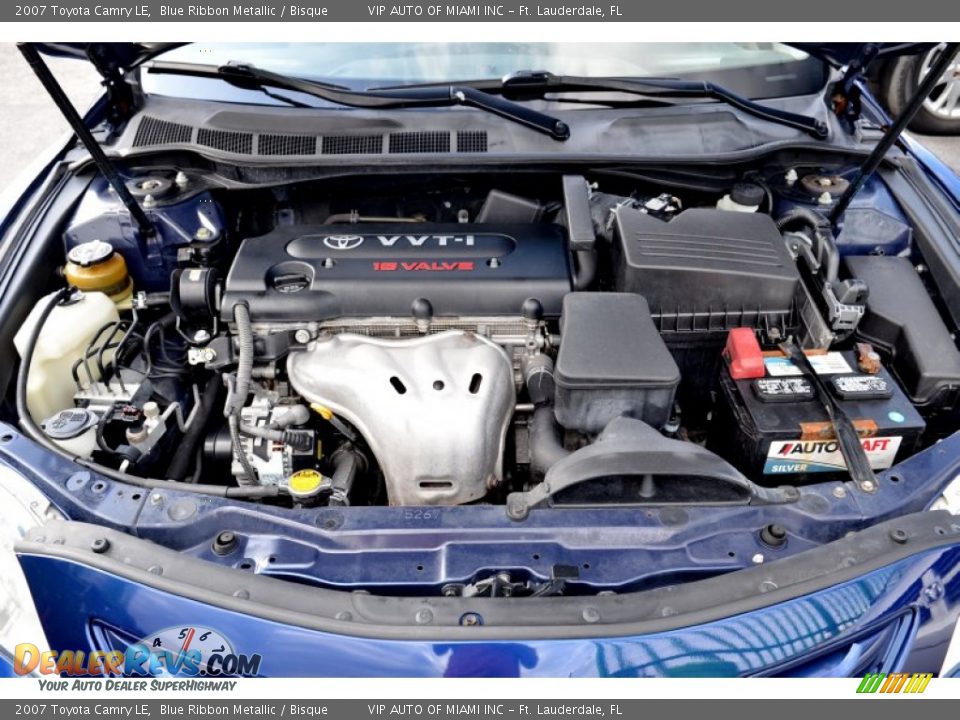 2007 Toyota Camry LE 2.4L DOHC 16V VVT-i 4 Cylinder Engine Photo #25