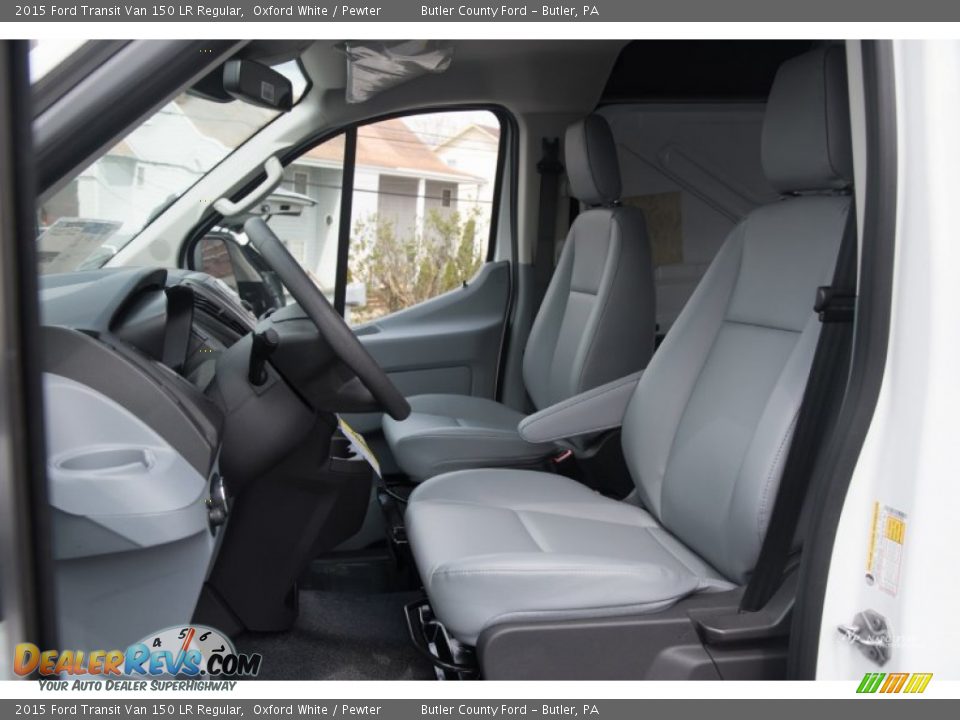 2015 Ford Transit Van 150 LR Regular Oxford White / Pewter Photo #6