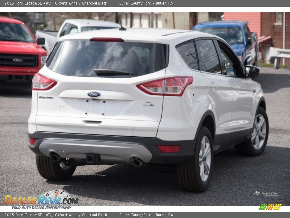 2015 Ford Escape SE 4WD Oxford White / Charcoal Black Photo #5