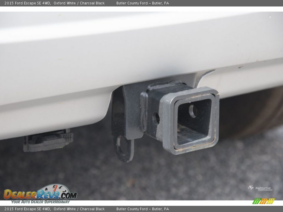 2015 Ford Escape SE 4WD Oxford White / Charcoal Black Photo #7