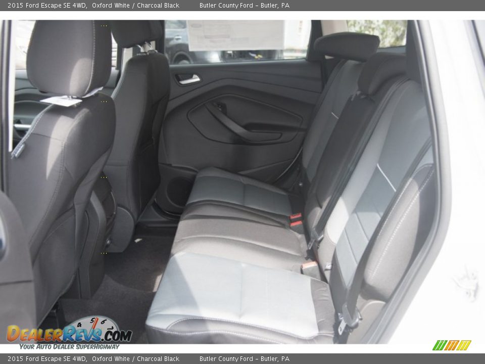 2015 Ford Escape SE 4WD Oxford White / Charcoal Black Photo #11