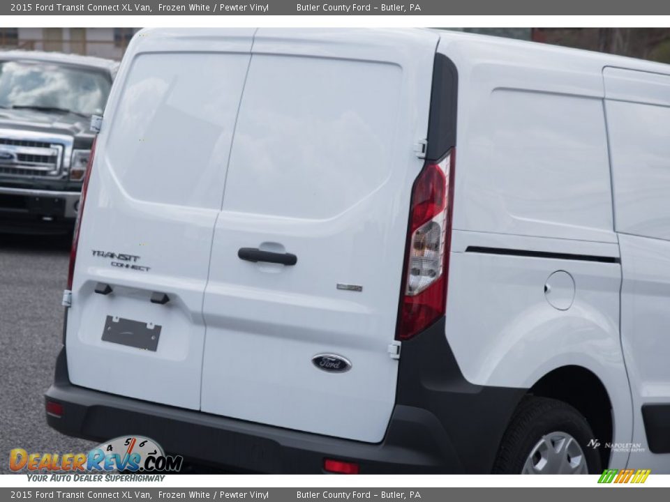 2015 Ford Transit Connect XL Van Frozen White / Pewter Vinyl Photo #4