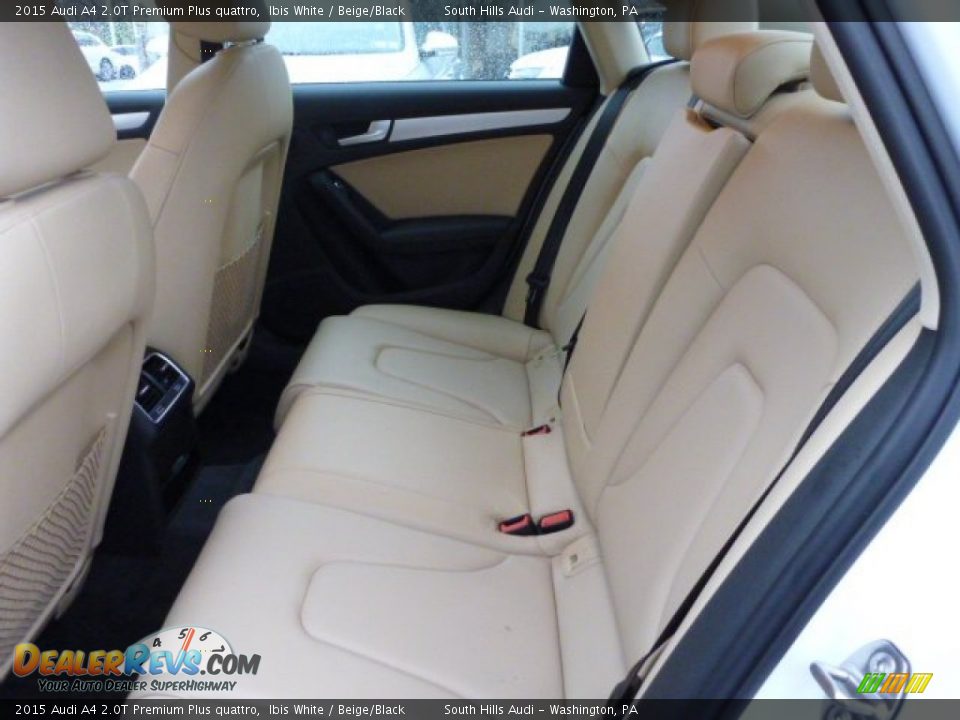 2015 Audi A4 2.0T Premium Plus quattro Ibis White / Beige/Black Photo #10
