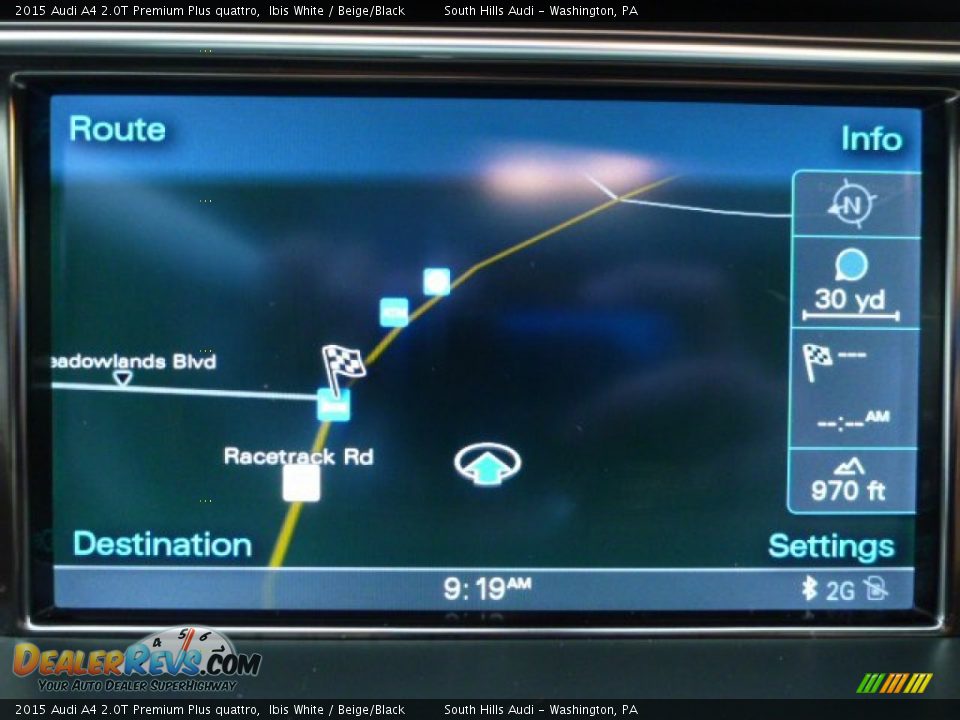 2015 Audi A4 2.0T Premium Plus quattro Ibis White / Beige/Black Photo #17
