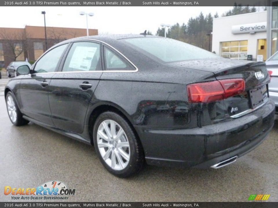 2016 Audi A6 3.0 TFSI Premium Plus quattro Mythos Black Metallic / Black Photo #2