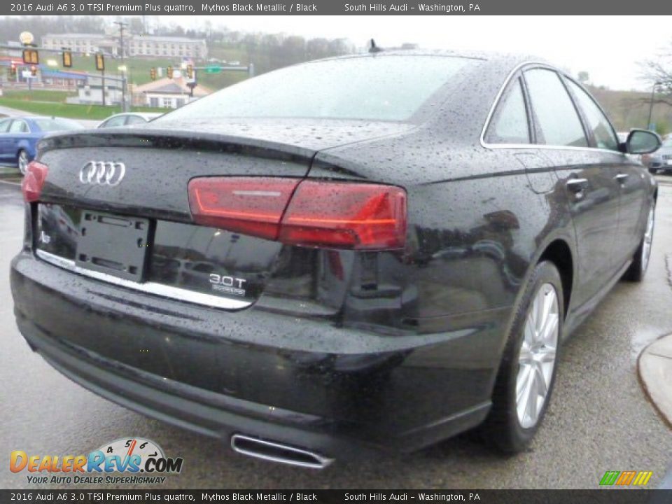 2016 Audi A6 3.0 TFSI Premium Plus quattro Mythos Black Metallic / Black Photo #4