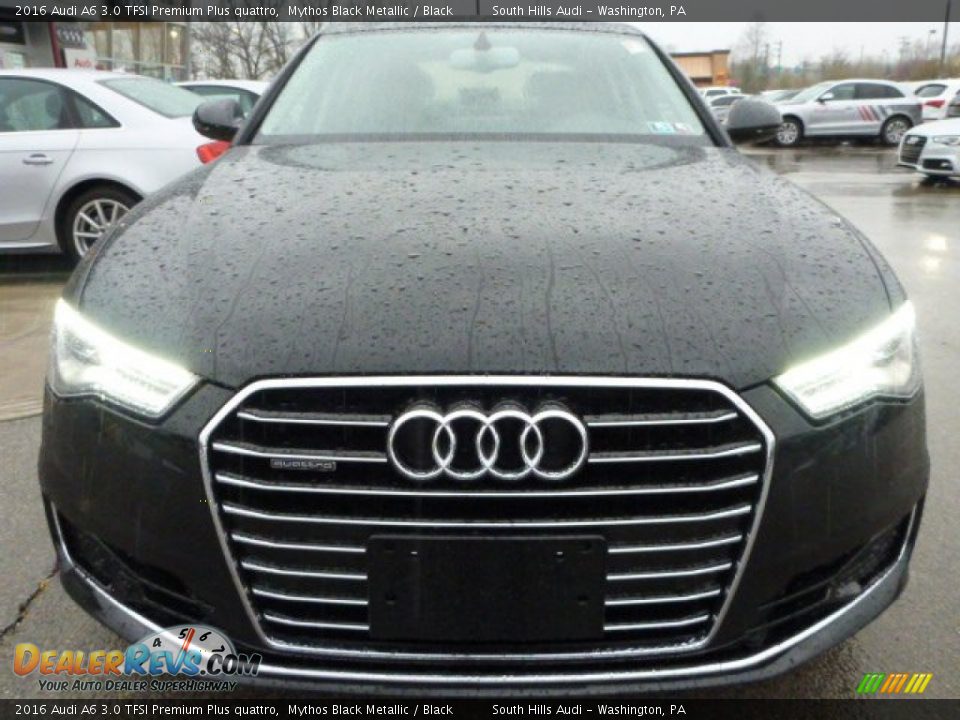 2016 Audi A6 3.0 TFSI Premium Plus quattro Mythos Black Metallic / Black Photo #7