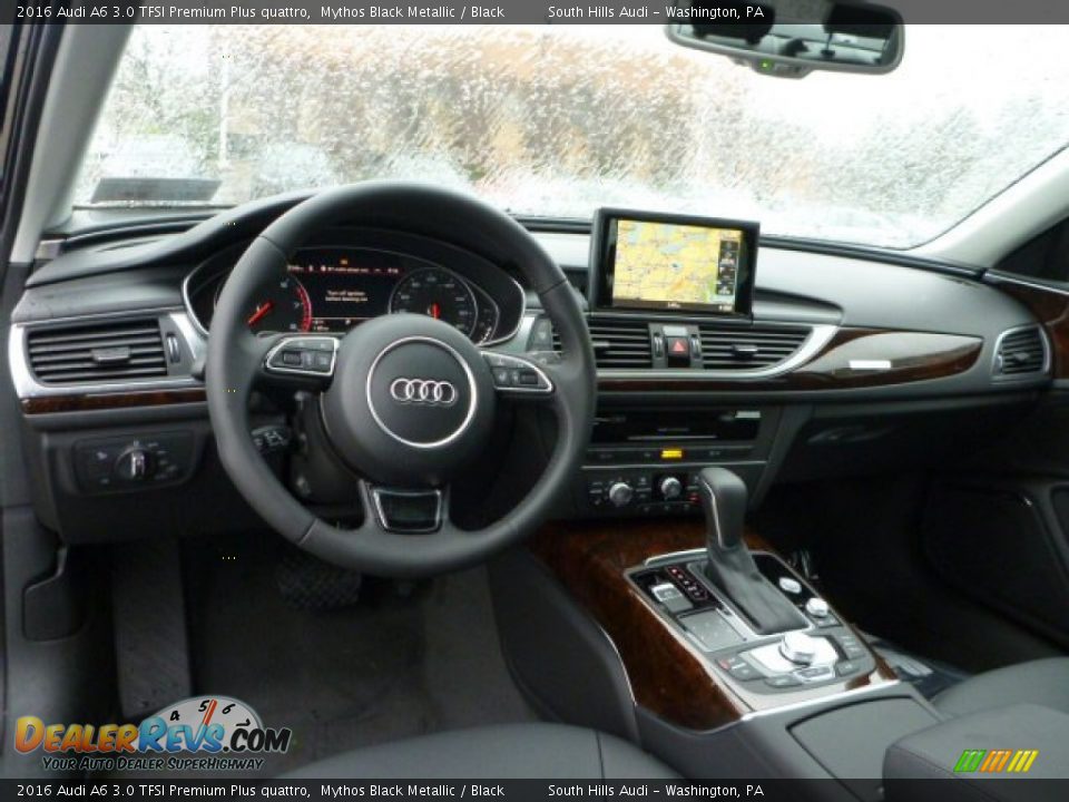 Black Interior - 2016 Audi A6 3.0 TFSI Premium Plus quattro Photo #10