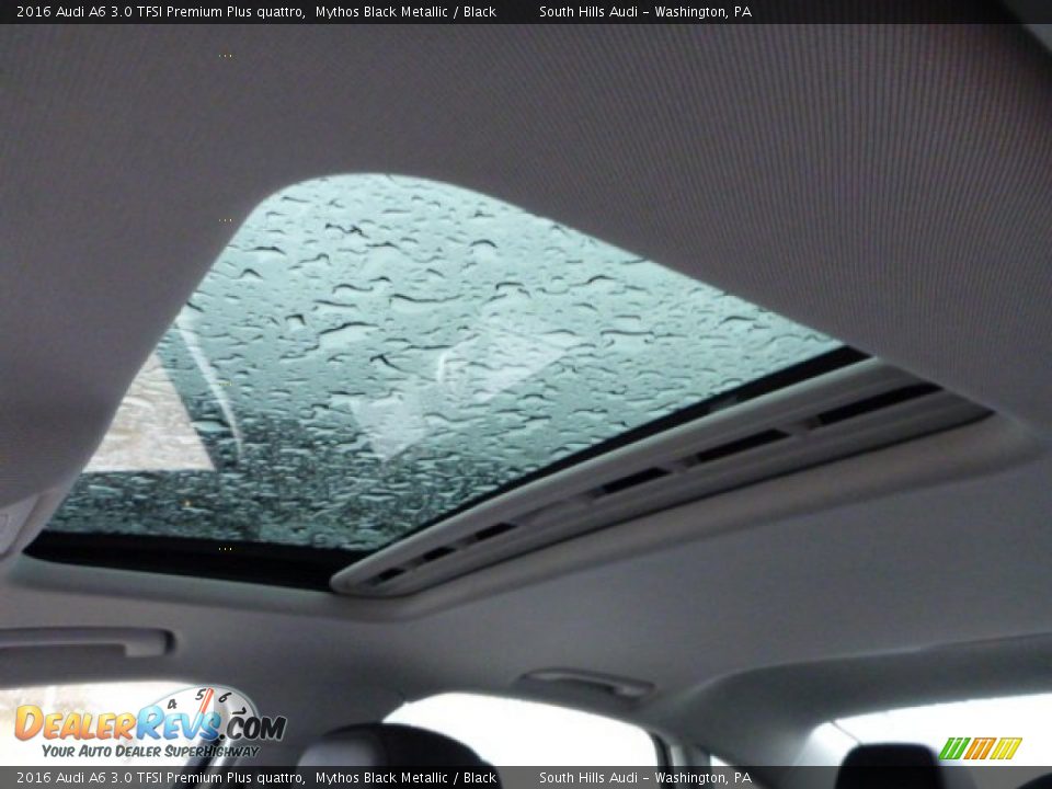 2016 Audi A6 3.0 TFSI Premium Plus quattro Mythos Black Metallic / Black Photo #13