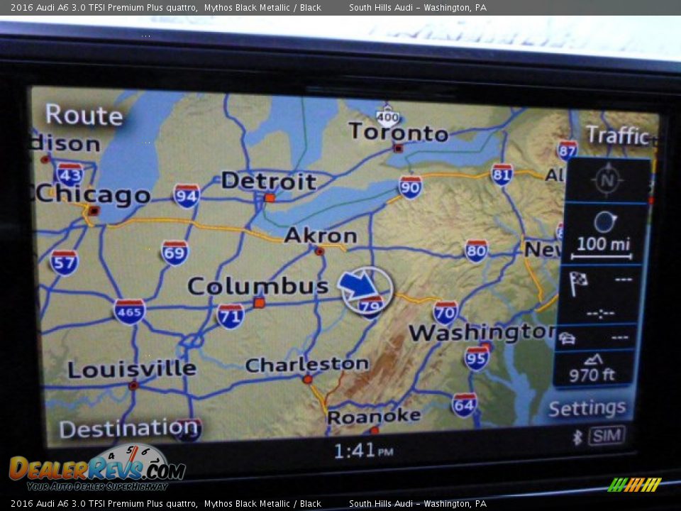 2016 Audi A6 3.0 TFSI Premium Plus quattro Mythos Black Metallic / Black Photo #14