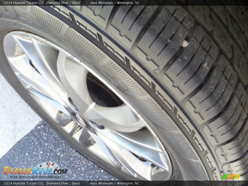 2014 Hyundai Tucson GLS Diamond Silver / Black Photo #8