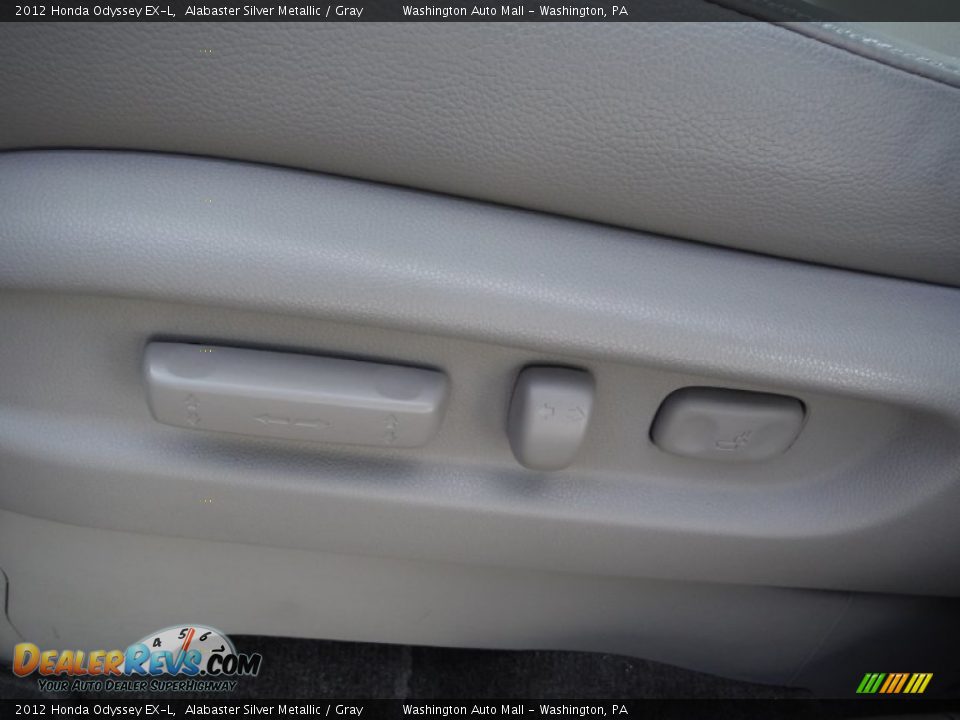 2012 Honda Odyssey EX-L Alabaster Silver Metallic / Gray Photo #13