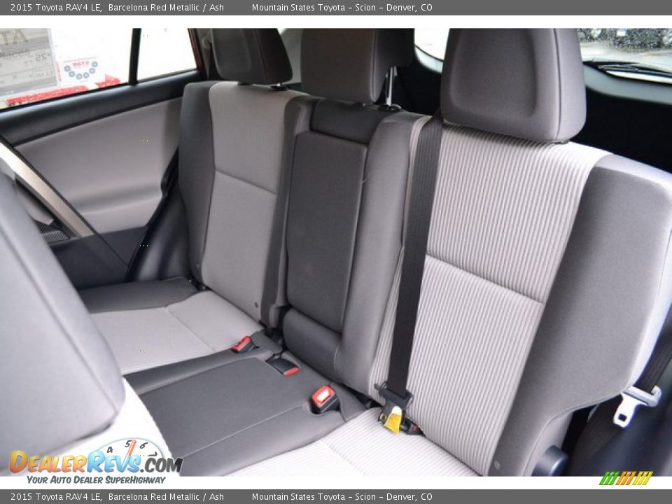 Rear Seat of 2015 Toyota RAV4 LE Photo #7