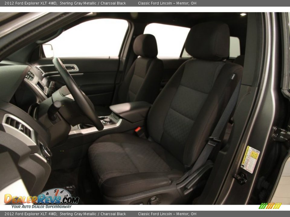 2012 Ford Explorer XLT 4WD Sterling Gray Metallic / Charcoal Black Photo #5