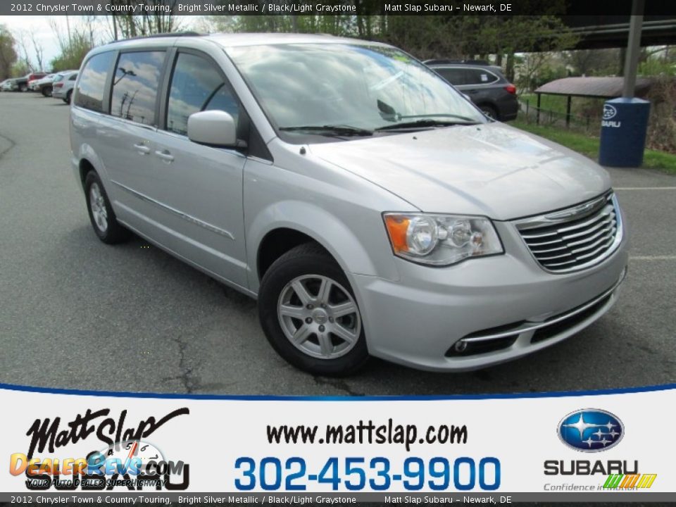 2012 Chrysler Town & Country Touring Bright Silver Metallic / Black/Light Graystone Photo #1