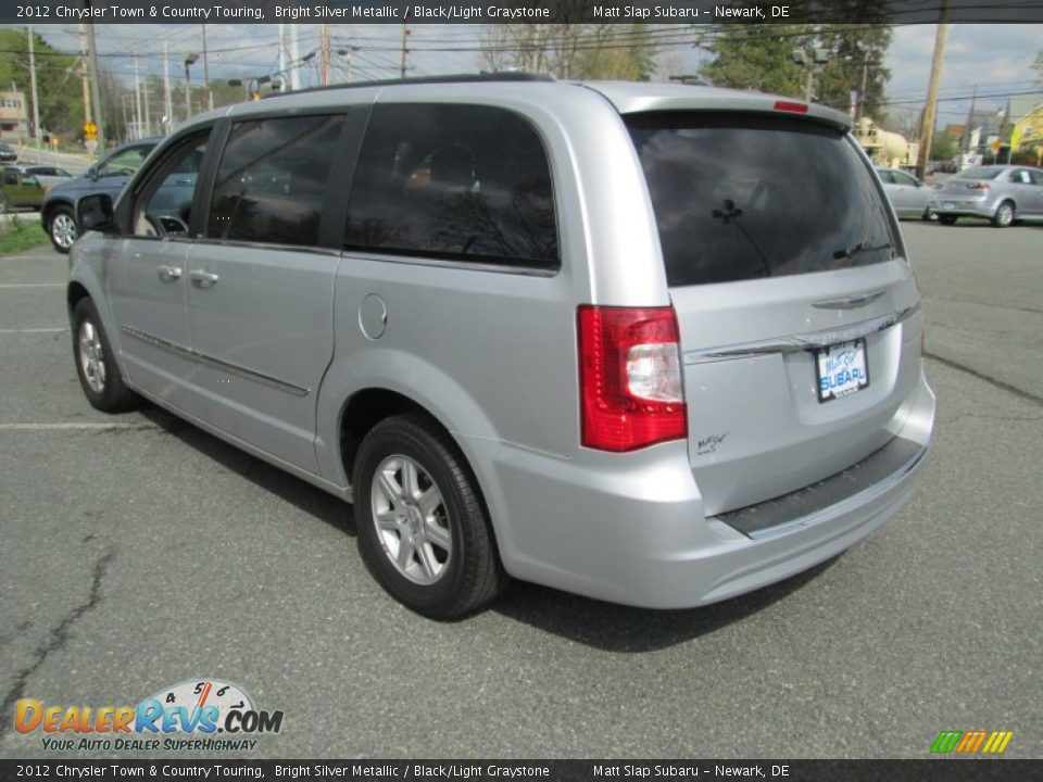 2012 Chrysler Town & Country Touring Bright Silver Metallic / Black/Light Graystone Photo #8