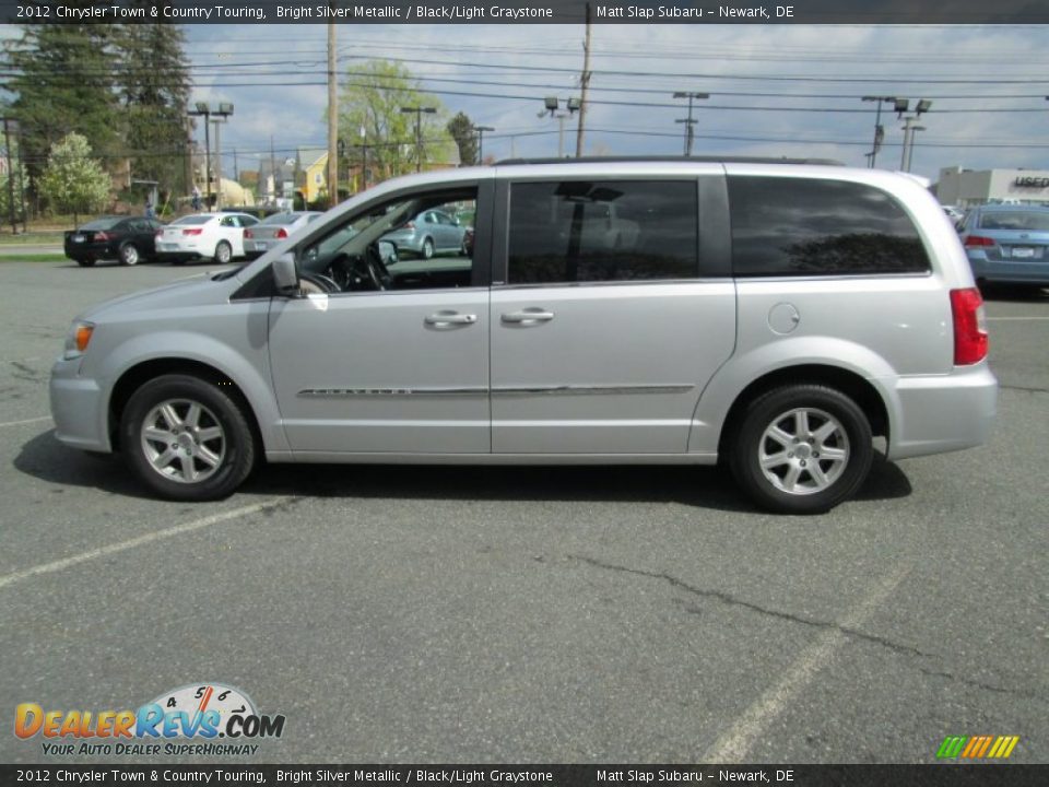 2012 Chrysler Town & Country Touring Bright Silver Metallic / Black/Light Graystone Photo #9