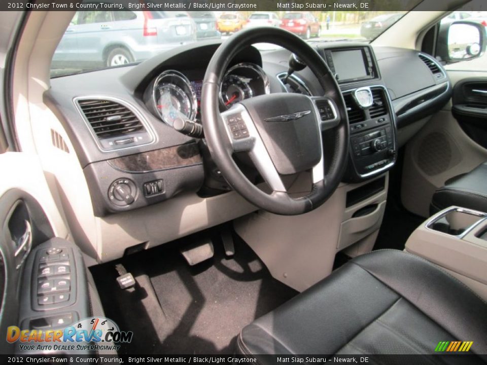 2012 Chrysler Town & Country Touring Bright Silver Metallic / Black/Light Graystone Photo #10
