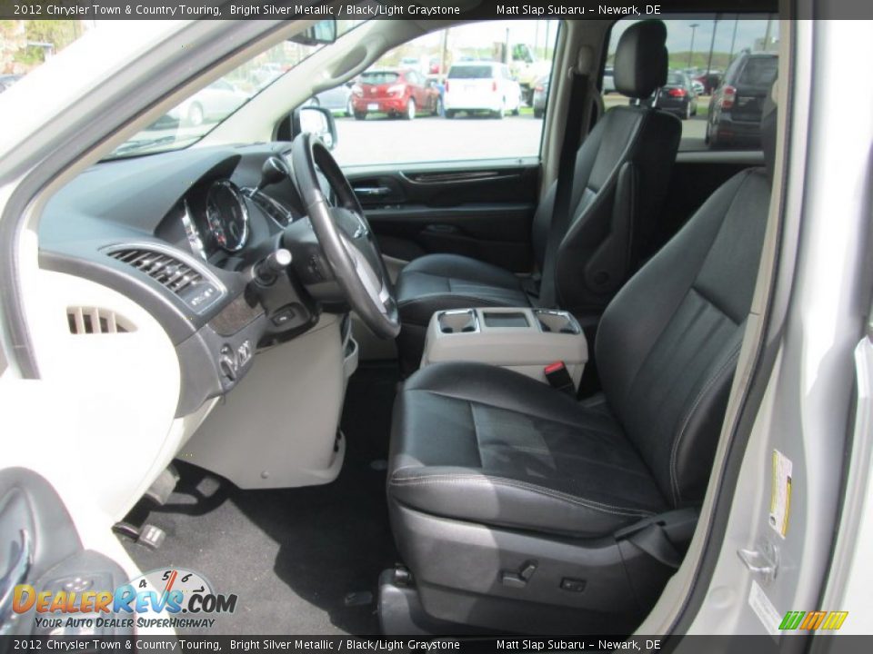 2012 Chrysler Town & Country Touring Bright Silver Metallic / Black/Light Graystone Photo #11