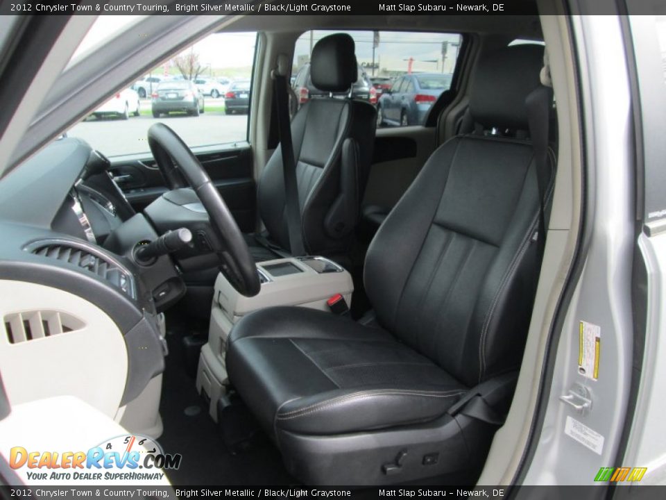 2012 Chrysler Town & Country Touring Bright Silver Metallic / Black/Light Graystone Photo #14