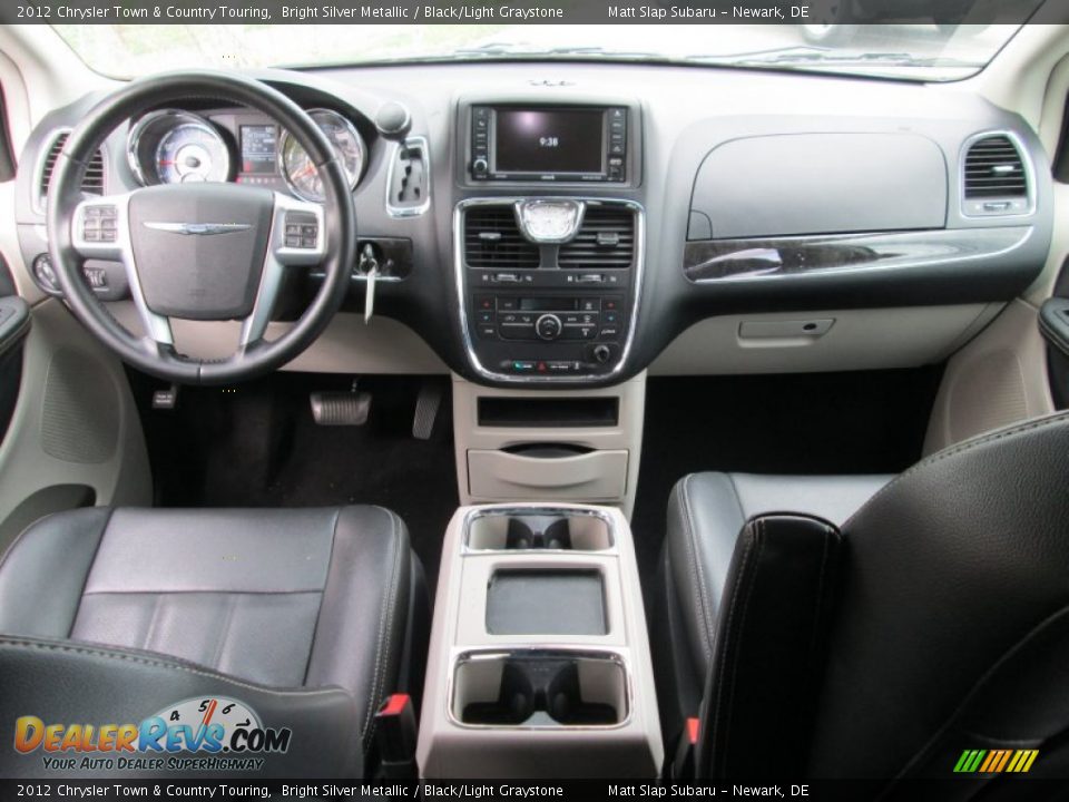 2012 Chrysler Town & Country Touring Bright Silver Metallic / Black/Light Graystone Photo #24