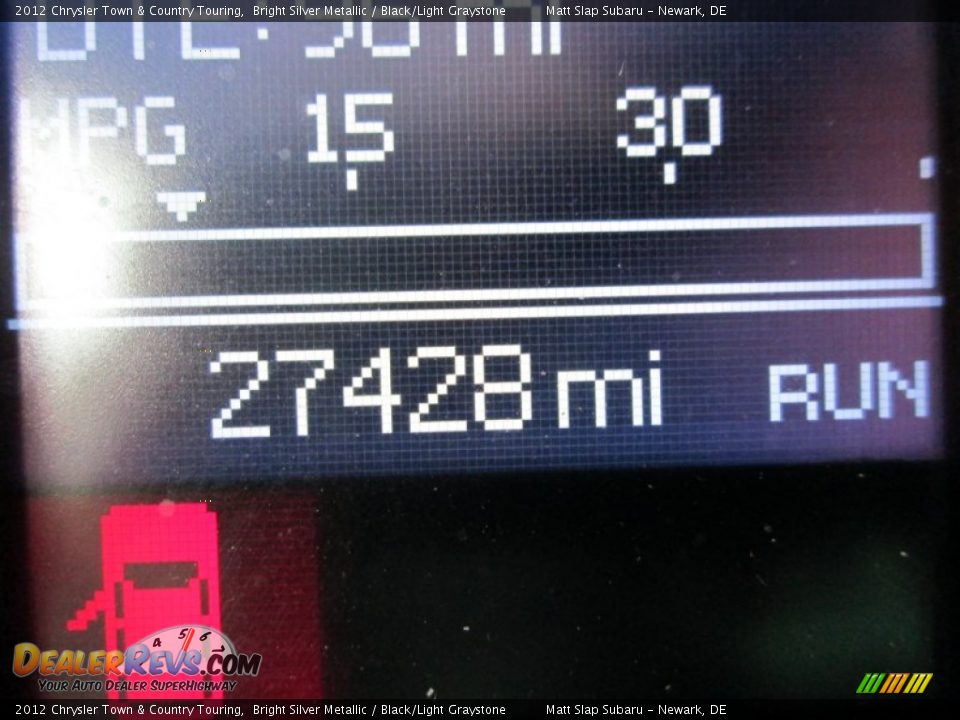 2012 Chrysler Town & Country Touring Bright Silver Metallic / Black/Light Graystone Photo #29