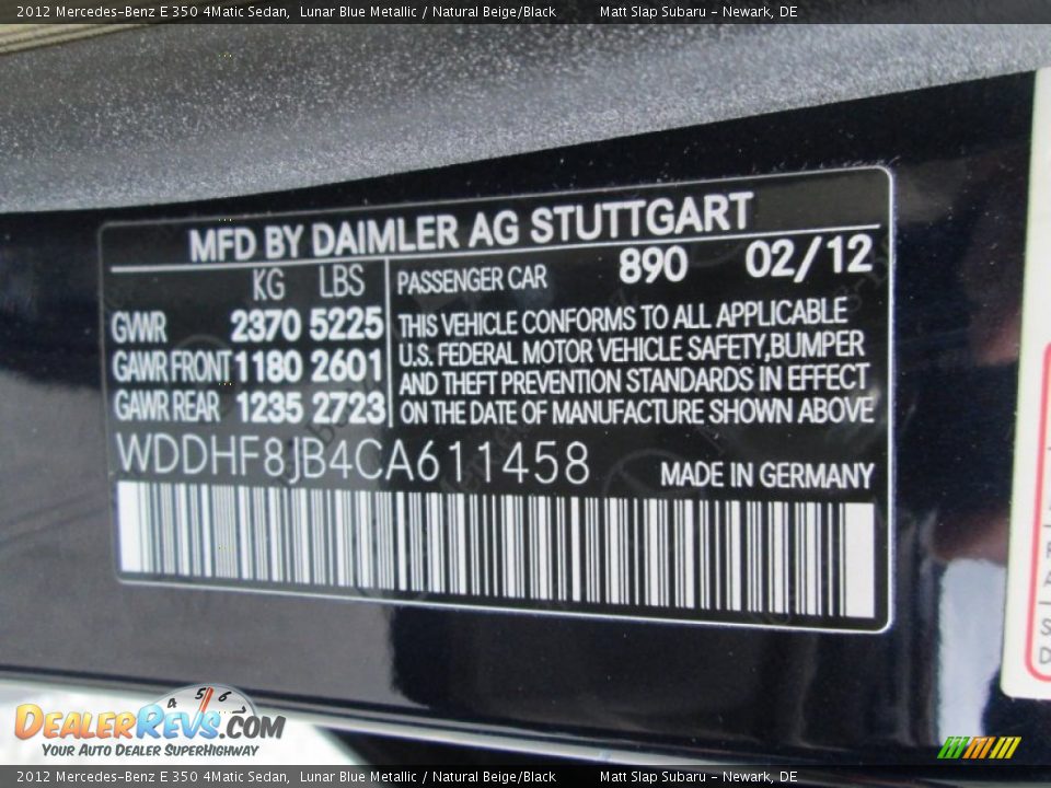 2012 Mercedes-Benz E 350 4Matic Sedan Lunar Blue Metallic / Natural Beige/Black Photo #29