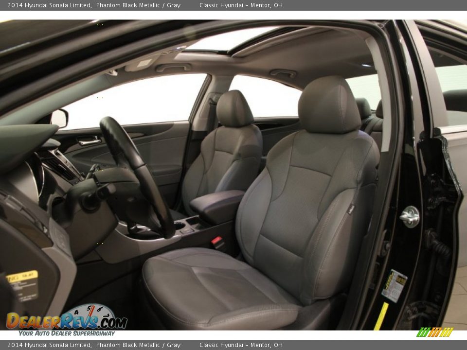 Front Seat of 2014 Hyundai Sonata Limited Photo #5