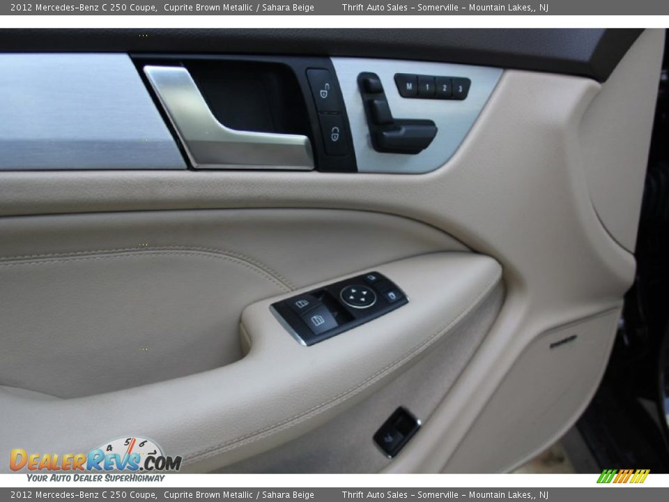 2012 Mercedes-Benz C 250 Coupe Cuprite Brown Metallic / Sahara Beige Photo #11