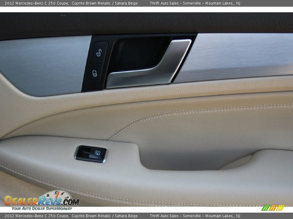 2012 Mercedes-Benz C 250 Coupe Cuprite Brown Metallic / Sahara Beige Photo #19