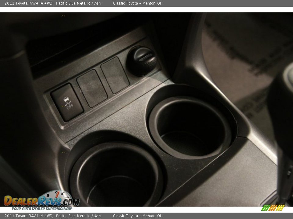 2011 Toyota RAV4 I4 4WD Pacific Blue Metallic / Ash Photo #10