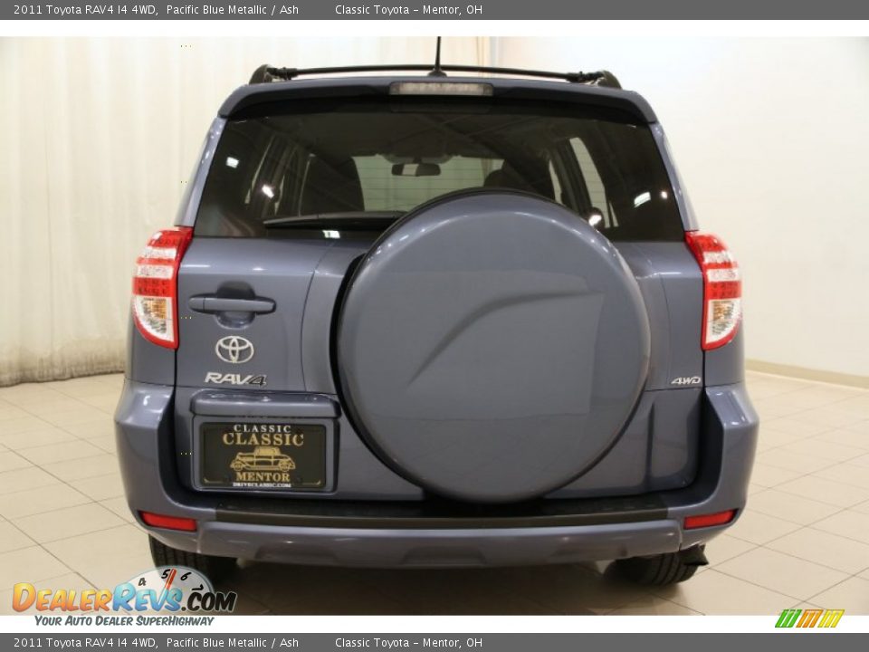 2011 Toyota RAV4 I4 4WD Pacific Blue Metallic / Ash Photo #14