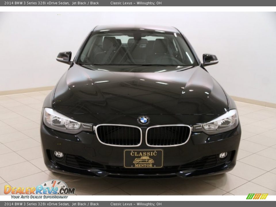 2014 BMW 3 Series 328i xDrive Sedan Jet Black / Black Photo #2