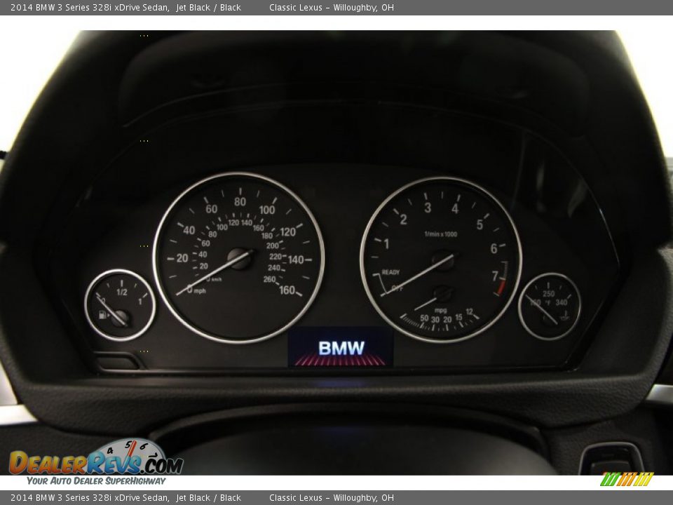 2014 BMW 3 Series 328i xDrive Sedan Jet Black / Black Photo #7
