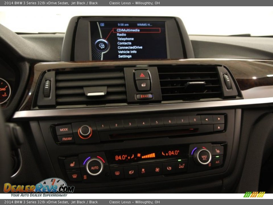 2014 BMW 3 Series 328i xDrive Sedan Jet Black / Black Photo #9